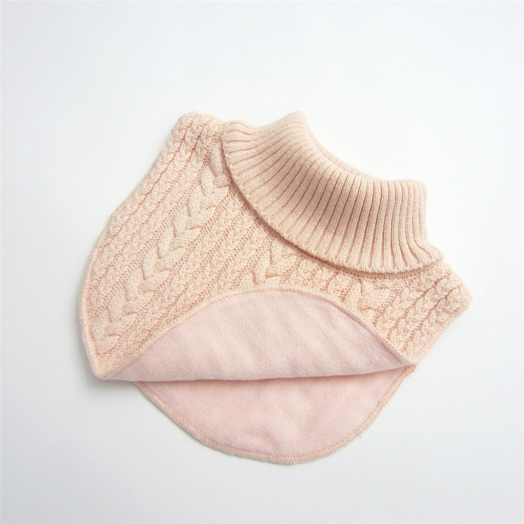 Fashion Children's Pullover Warm High-neck Knitted Scarf