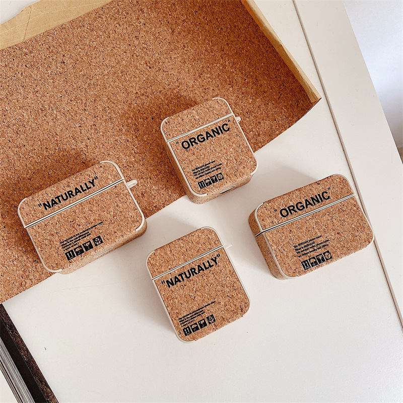 Alphabet Wood Grain Bluetooth Wireless Headset Case - Image 2
