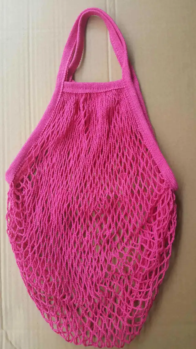 Children's Vegetables And Fruits Portable Shopping Shoulder Mesh Bag Rose - Shop at LoveMi
