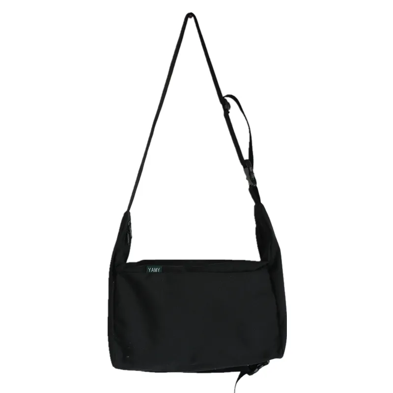 Messenger Bag Male Japanese Student Large Capacity - Black