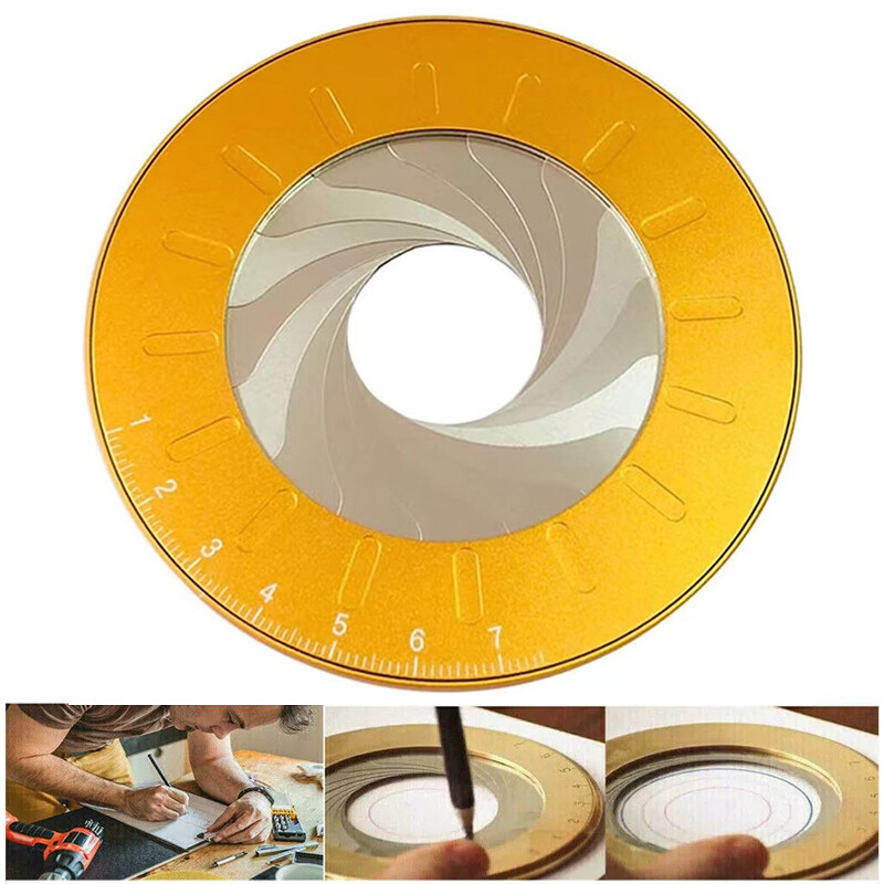 Adjustable Circle Drawing Ruler Tool Measuring Drawing