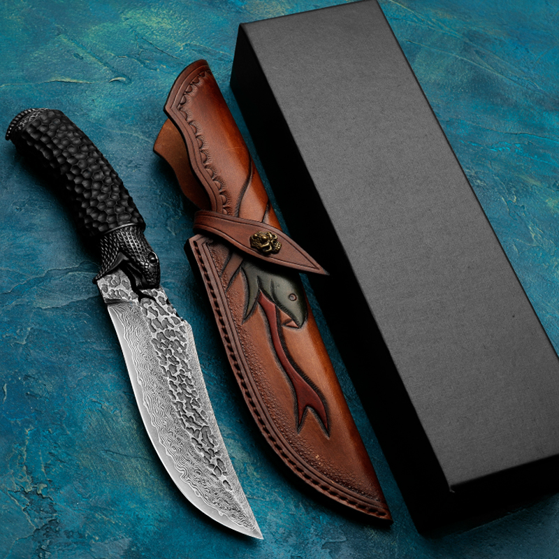 Title 2, Damascus Steel Handmade High Hardness Outdoor W...