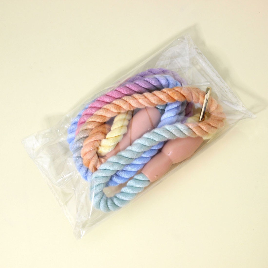 1Pc 150cm Gradient Colors Handmade Braided Rope Training Leash For Dogs — image 7