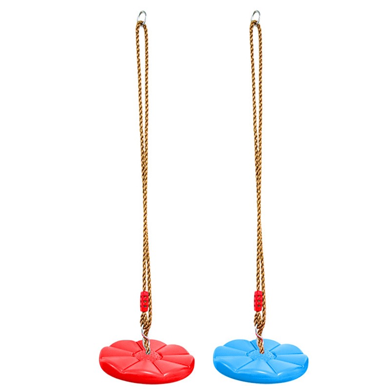 Kids Disc Swing Seat Hanging Indoor Outdoor Garden Rope Children Toys — image 8