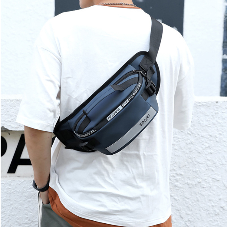 Reflective Waist Bags Men Crossbody Bag Pack For Travel Walking Running Hiking Cycling — foto 14