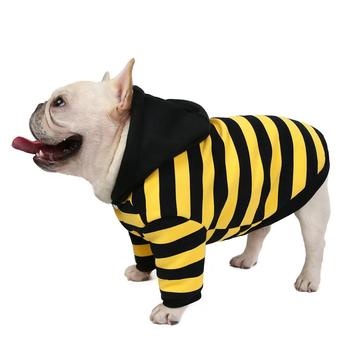 Pet Clothes Autumn And Winter Striped Two-leg