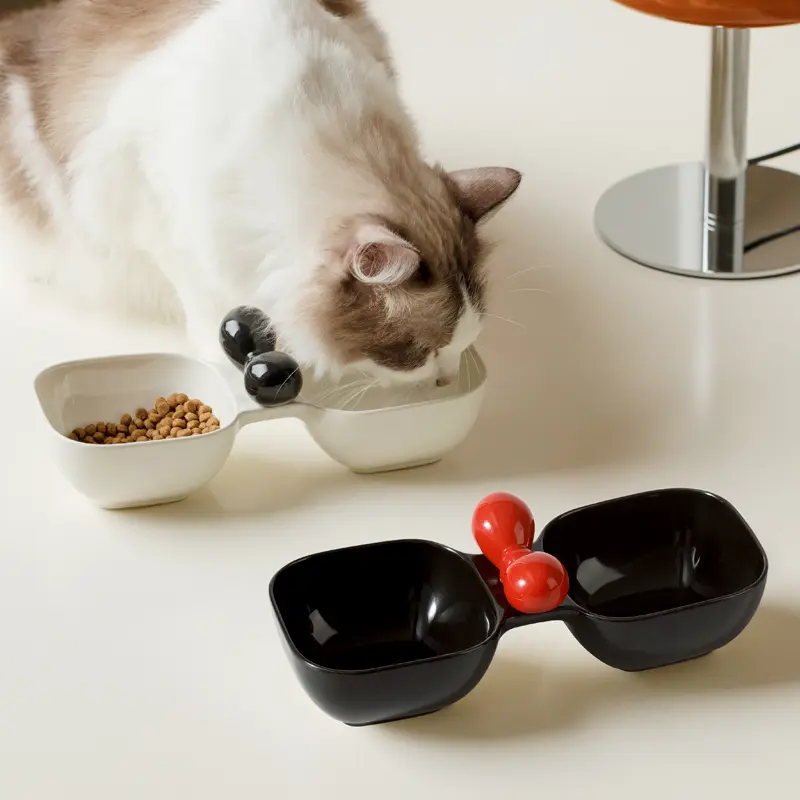 Ceramic Dog Bowl, Cat Kitten Food Pet