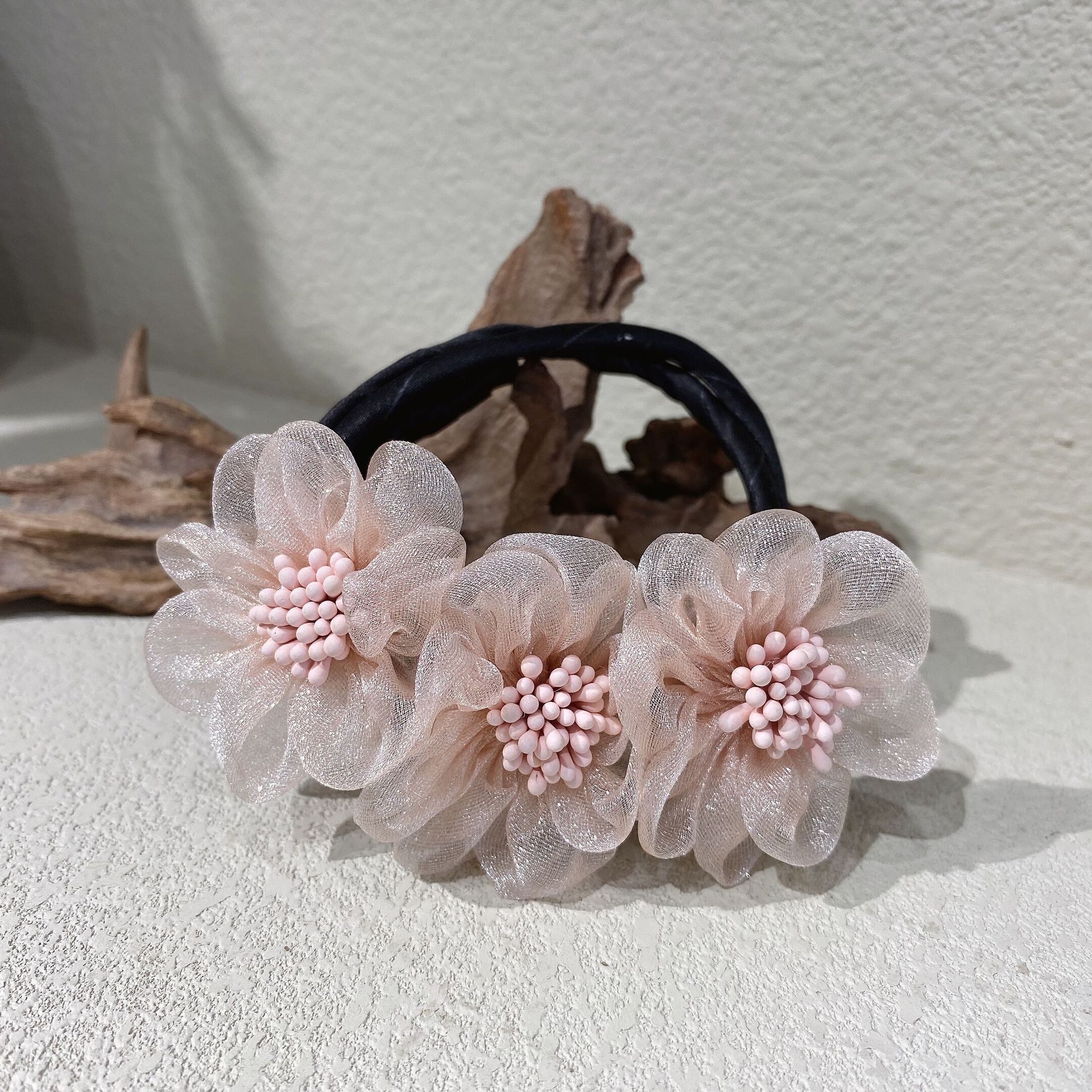 Organza flower pink