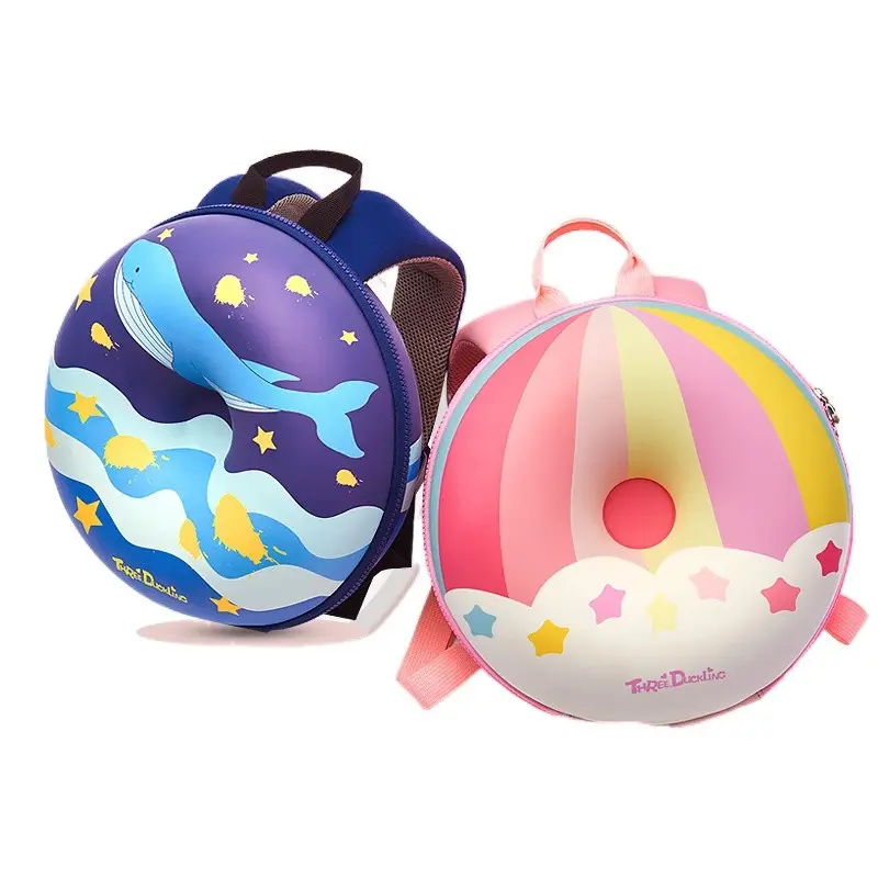 Kindergarten School Bag Donut Early Education Training Institution Children