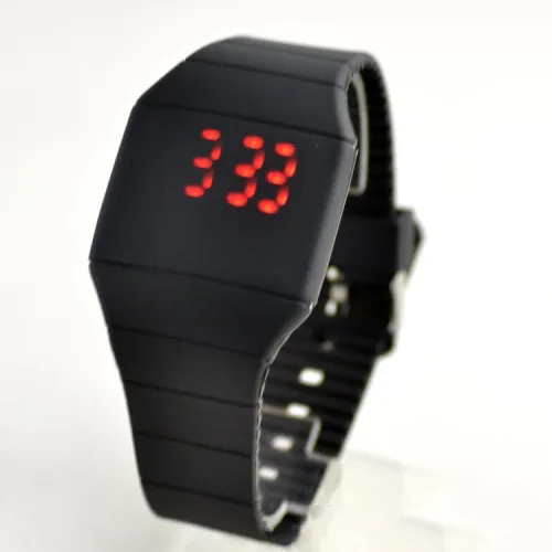Fashion Simple Touch Screen Square Electronic Watch