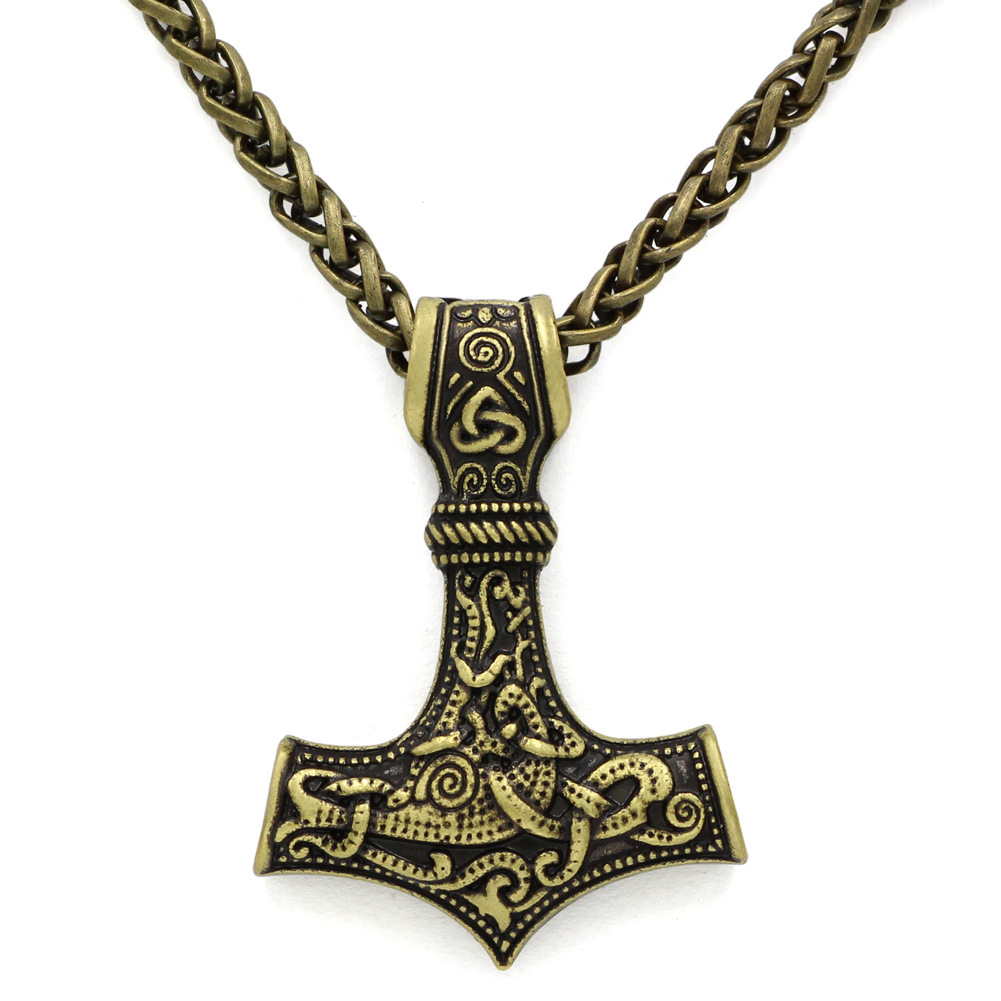 Thor's Hammer Viking Amulet Hammer Irish Jewelry