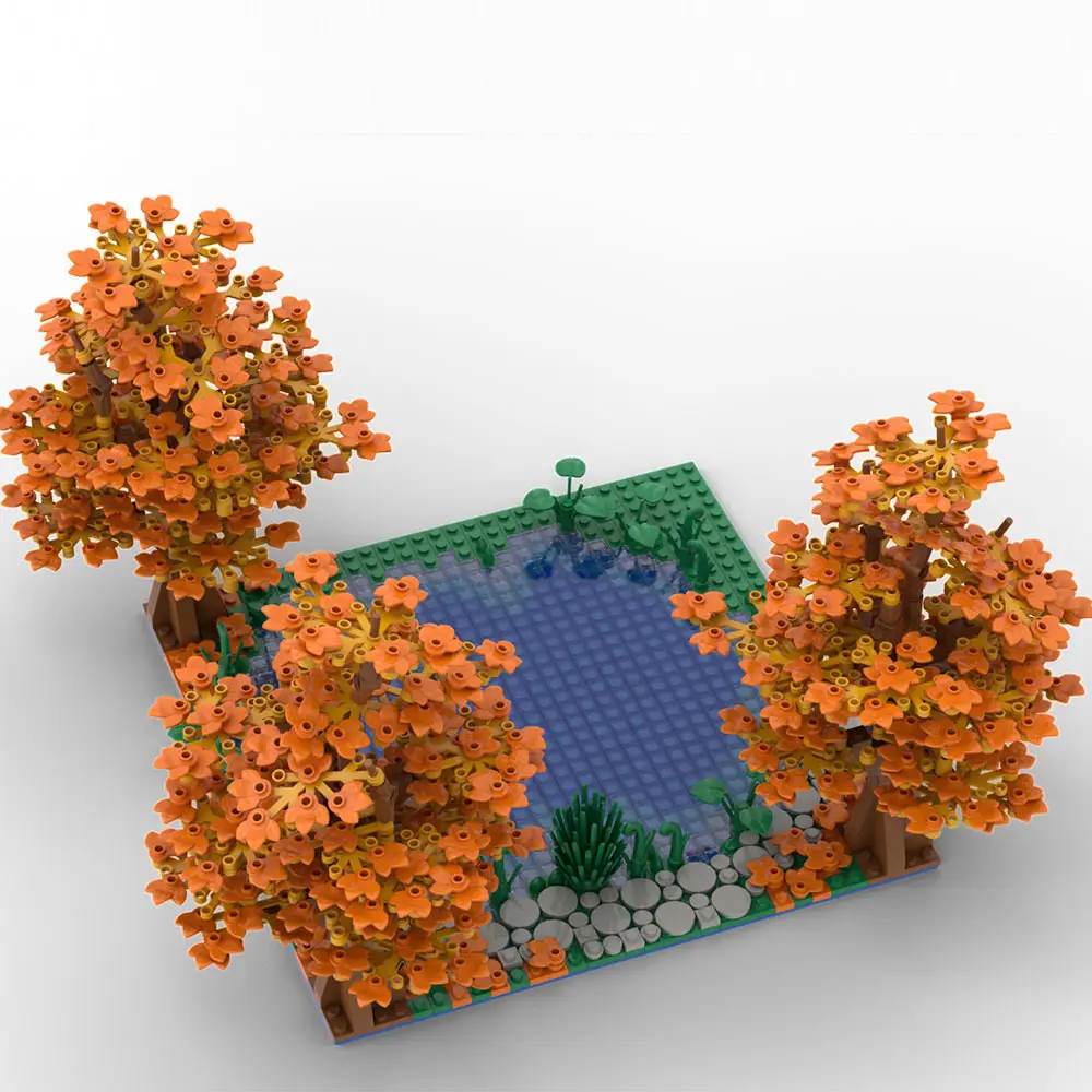 Assembly Of Small Particle Building Block Toys