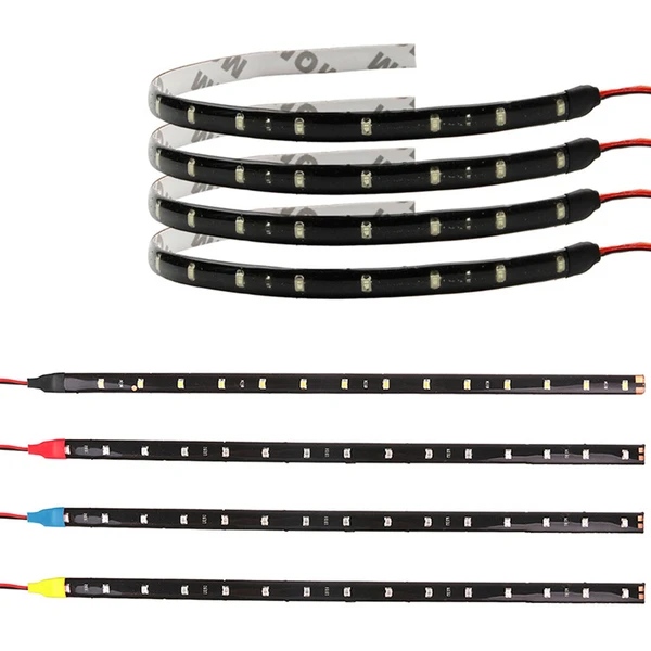 Lot Waterproof 12 DC 12V Motor LED Strip Underbody Light For Car Motorcycle — foto 5