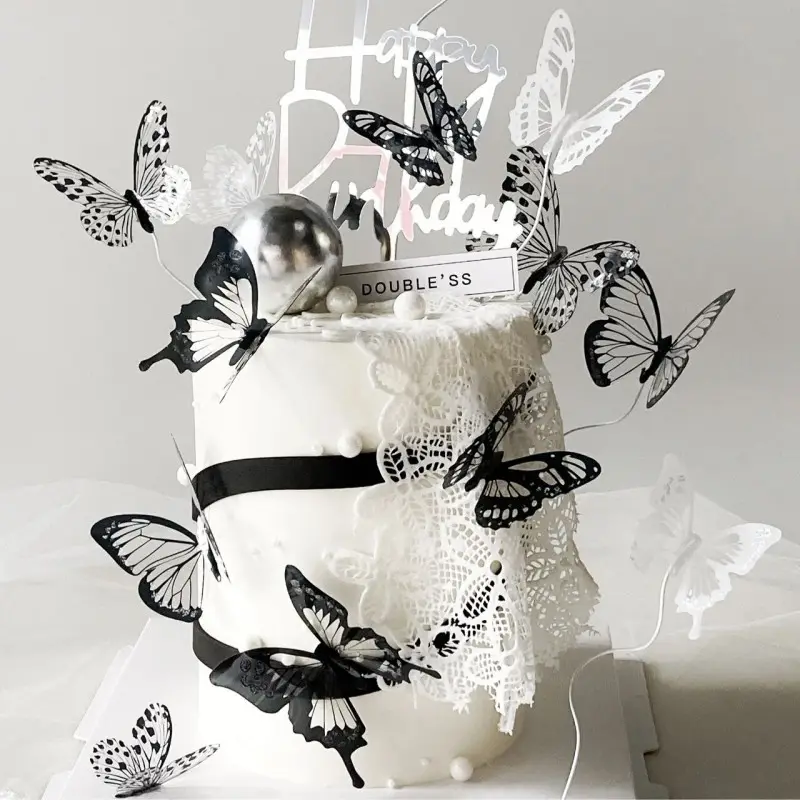 Butterfly Birthday Cake Plug-in Beautiful Mother's Day
