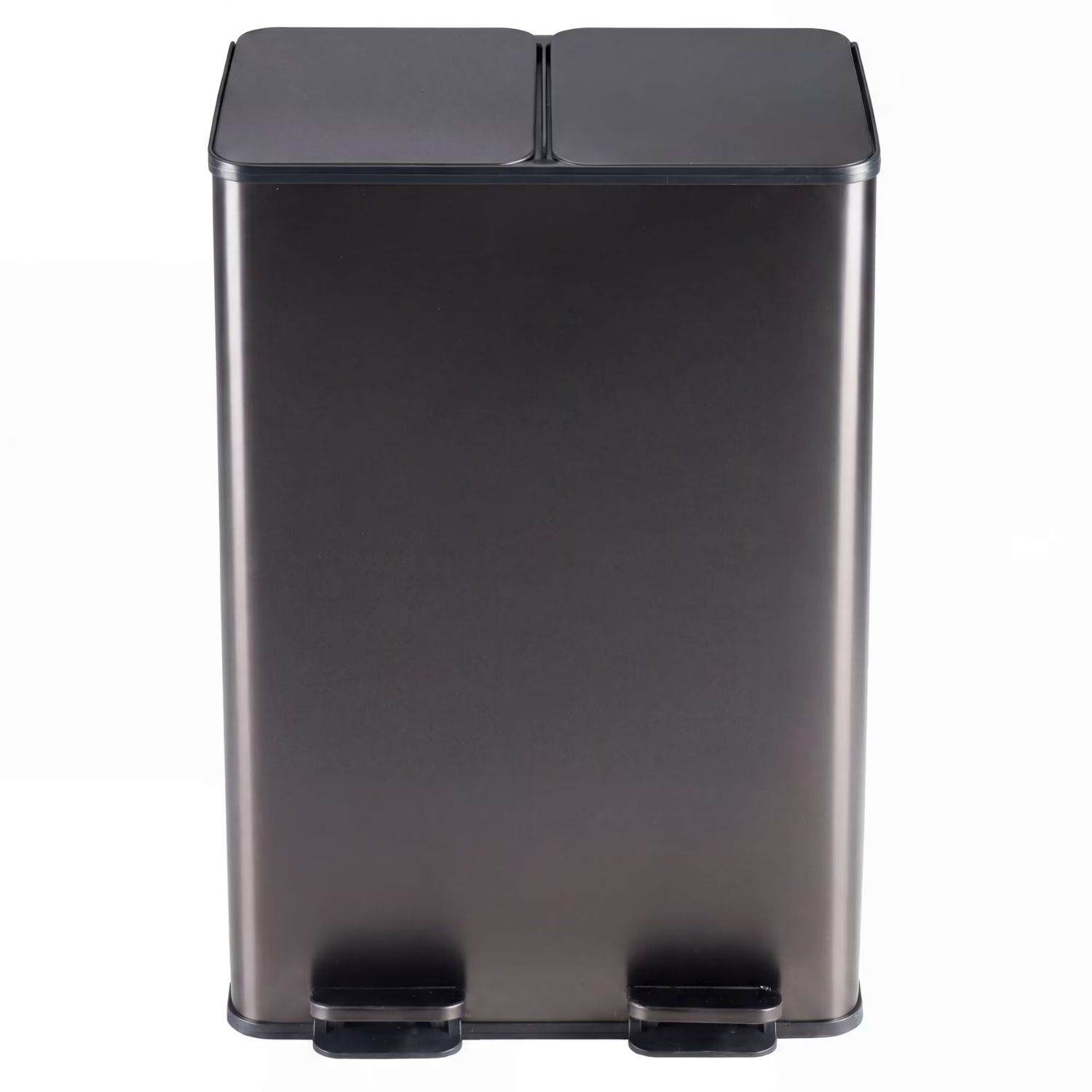 Dual Bin Trash Can, Foot Pedal Kitchen Recycling Bin, Soft-Close Lid And Removable Inner Buckets, Fingerprint-Proof view 5