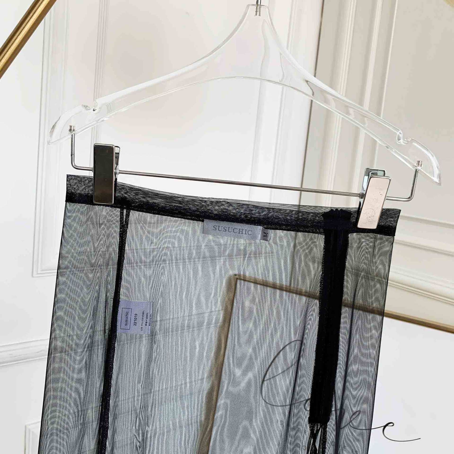 High-waist And Thin Perspective Fishtail Skirt