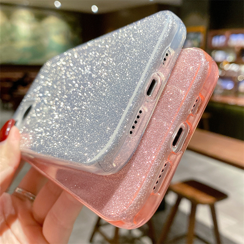 Luxury Glitter Shockproof Silicone Phone Case - Image 5