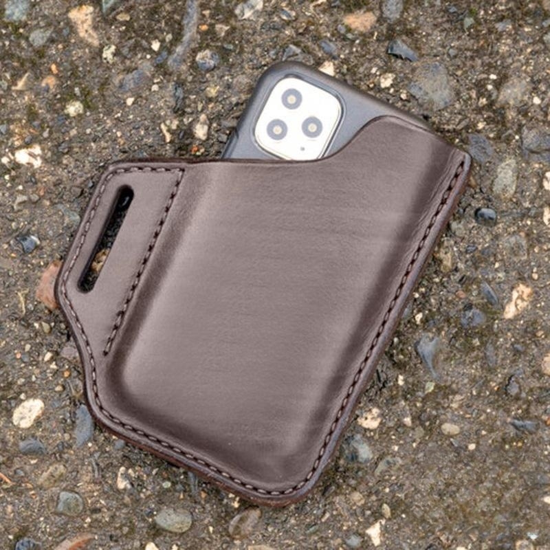 Leather Waist Hanging Tool Bag Mobile Phone Waist Bag — foto 12