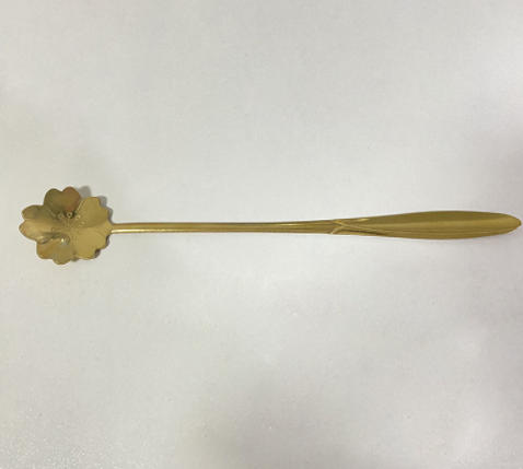 Golden cherry spoon