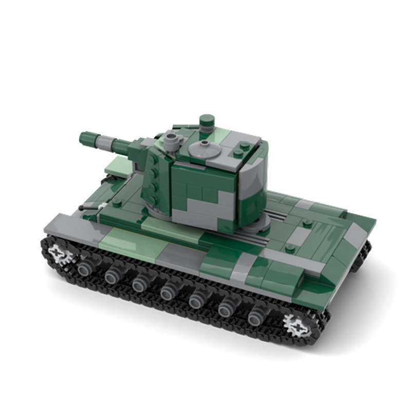 Title 4, Modelo de Tanque Pesado KV-2 MOC-137385 Montage...