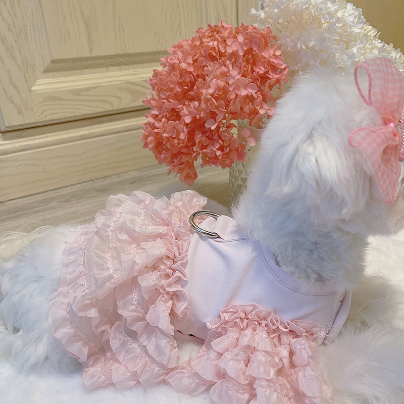 Dog Breathable Thin Vest Type Chest Strap