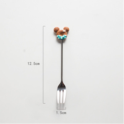 Title 5, Creative And Cute Stainless Steel Donut Spoon F...