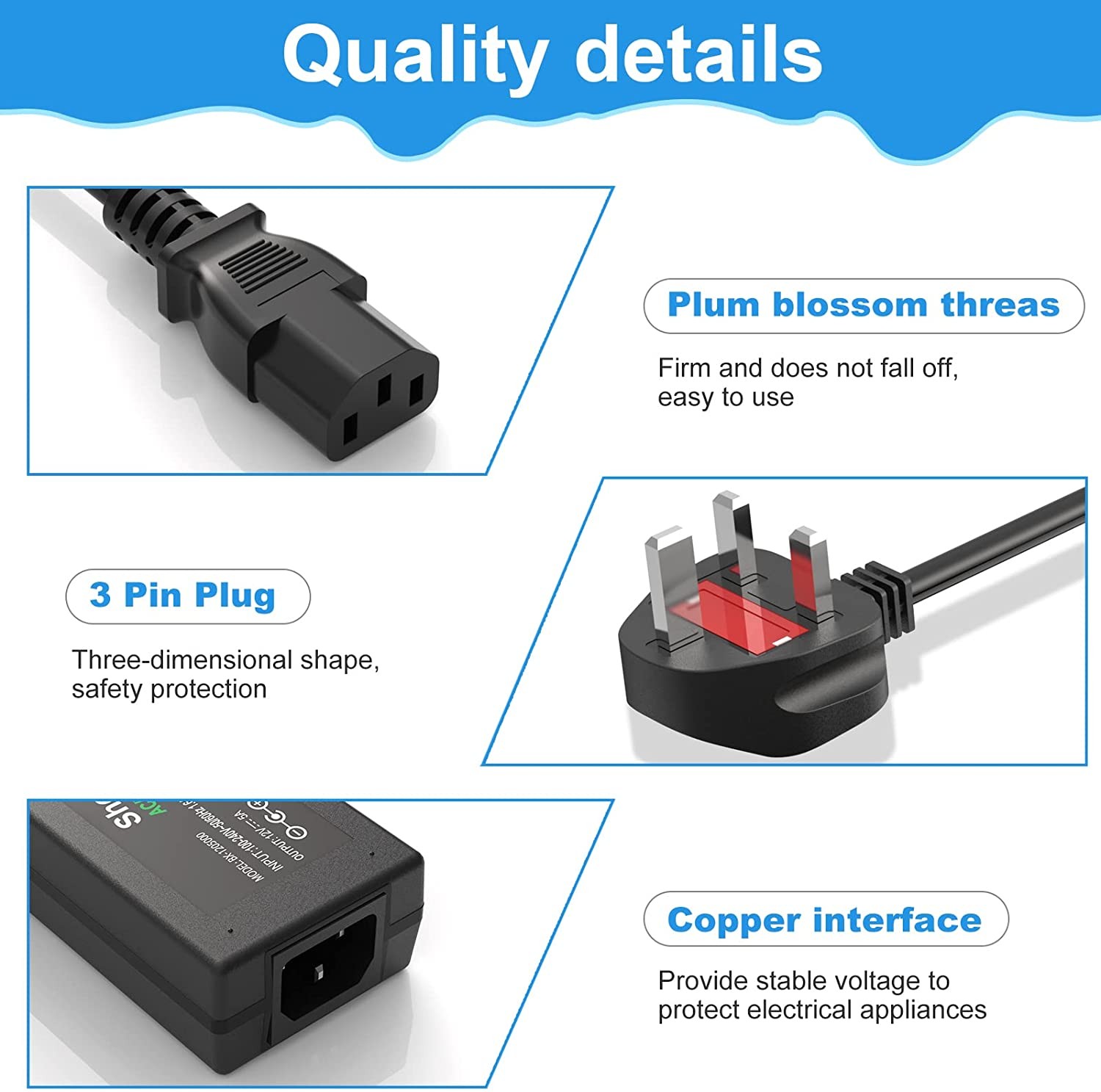 240V To DC 12V Mains Plug Cigarette Lighter Socket Car Van Charger Power Adapter