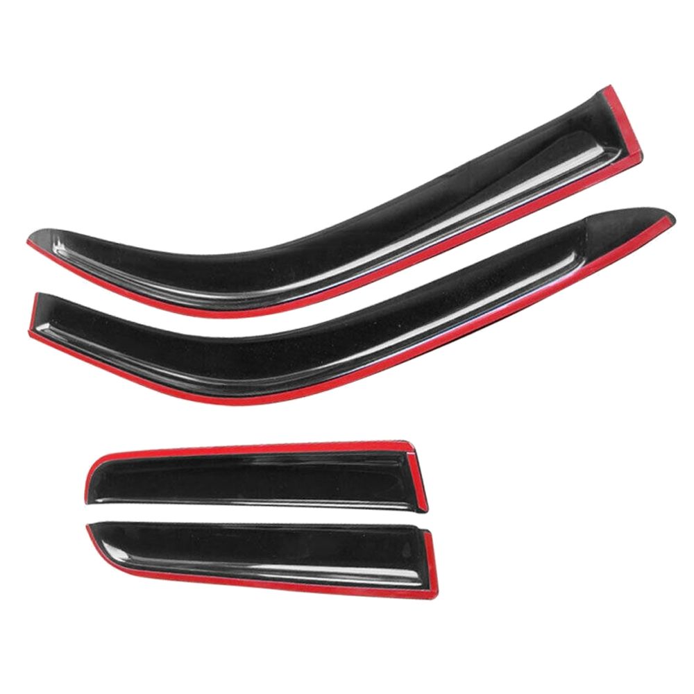 Fits 04-12 Chevy Colorado -GMC Canyon Crew Cab Acrylic Window Visors Rain Guard — foto 4