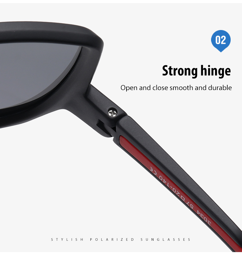 Mens Fashion Simple One Piece Large Frame Sunglasses - Image 8