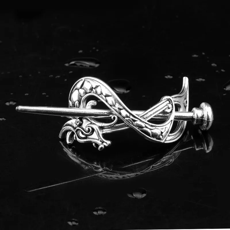 Metal Hair Clip Retro Plug-in Hairpin Headdress - 9Styled