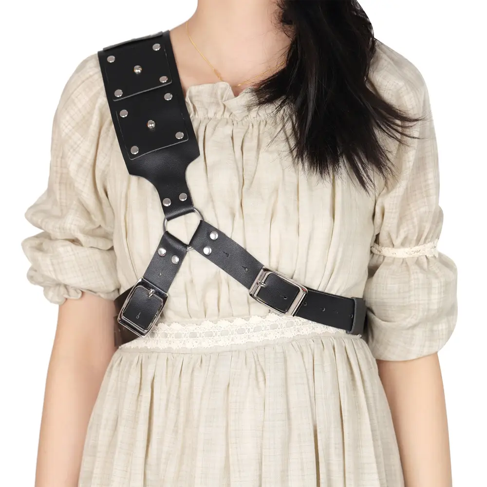 Knight Crossbody Strap Tie Sword European Celtic Sabre PU Leather