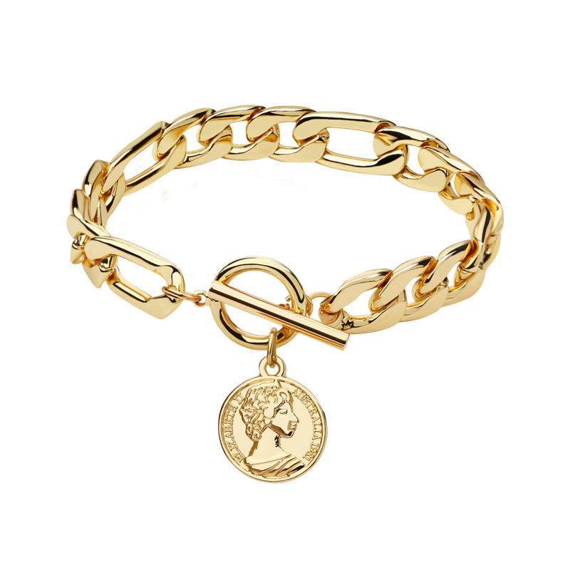 New Cross-border Jewelry Alloy With Head Graphics