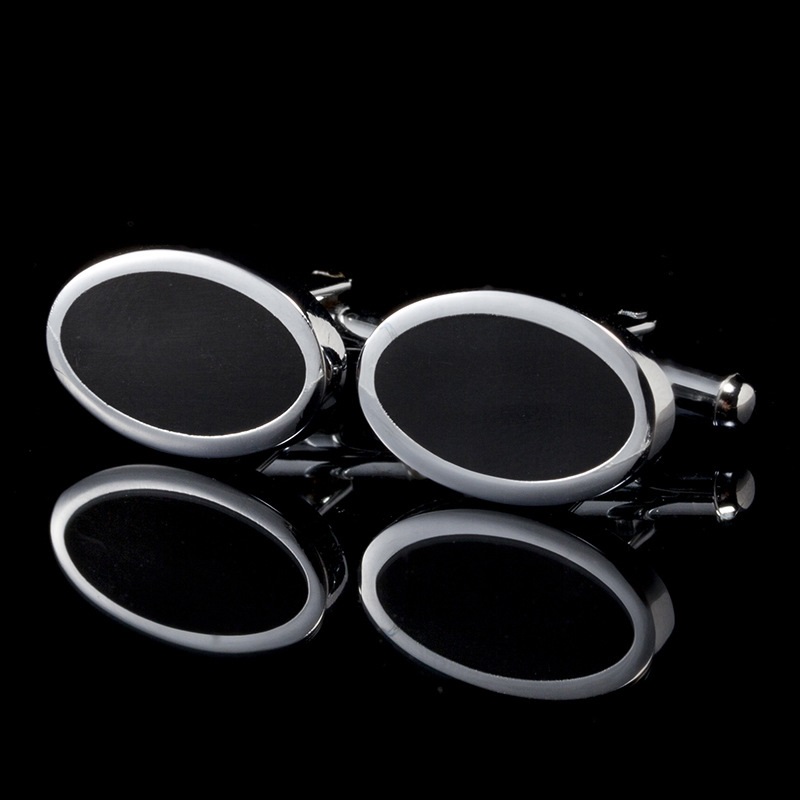 Square Men's Cufflinks Spot Simple French Cuff Buttons — foto 8