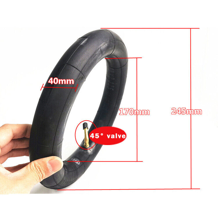 2X 10X2.125 Inner Tube And Tyre Pure Air Pro Decent Or Riley 10in 2.125 Bent Valve