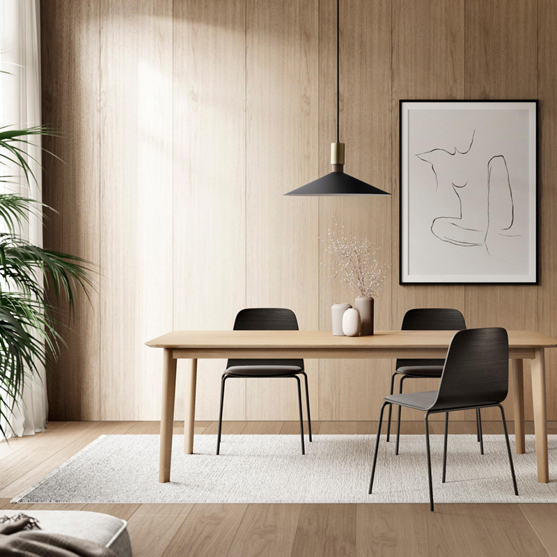 مصباح طاولة طعام دائري بتصميم حديث وبسيط برأس واحد