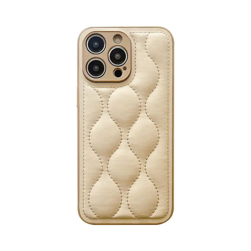 High-end Brown Down Jacket Is Suitable For Iphone14Promax