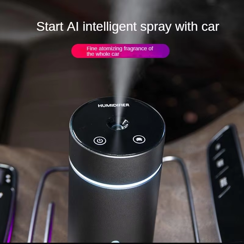 Portable Car Air Humidifier Aluminium Essential Oil Diffuser 260ml Car Aroma Diffuser For Home Office — foto 4