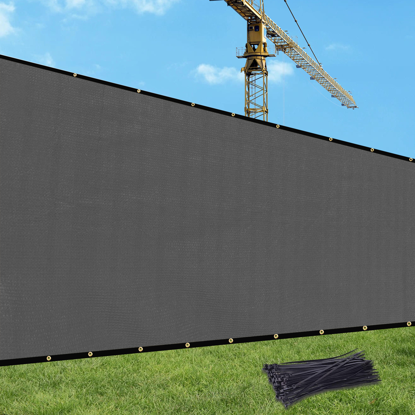 Prohibited From Sale On Amazon XISHAN Fence 4'X50' Dark Grey,Black,Dark Green,Brown HDPE 130 Grams