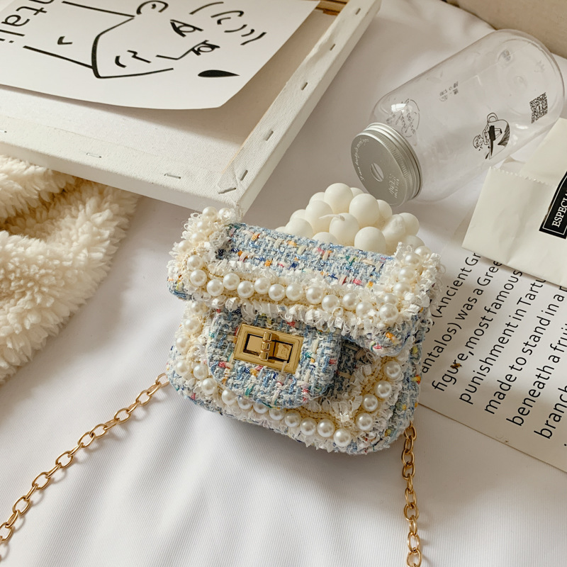 Title 18, Childrens Diamond Lattice Chain Crossbody Bag,...