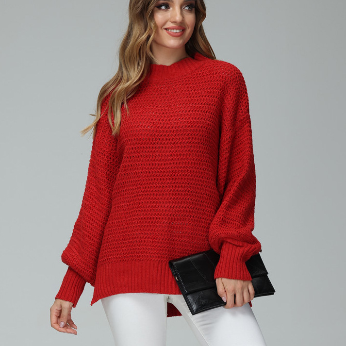 Title 1, Womens Half High Neck Long Sleeve Knitted Swea...