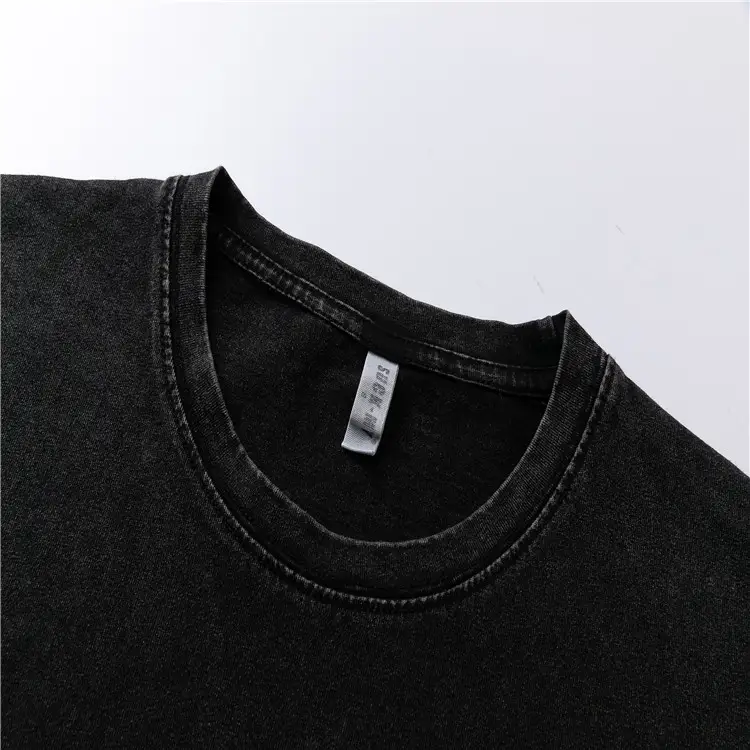 High Street Tide Brand Old Washed Letter Printing Hip-hop Men's And Women's Round Neck Short-sleeved T-shirt