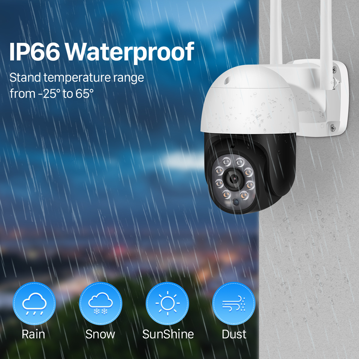 New Product 2 Inch Surveillance Camera Wireless Wifi Home  High-definition Outdoor Monitor — foto 2