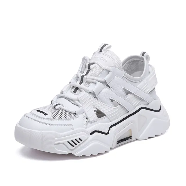 New Fashion Outer Wear Casual Roman Sandals White - Shop at LoveMi