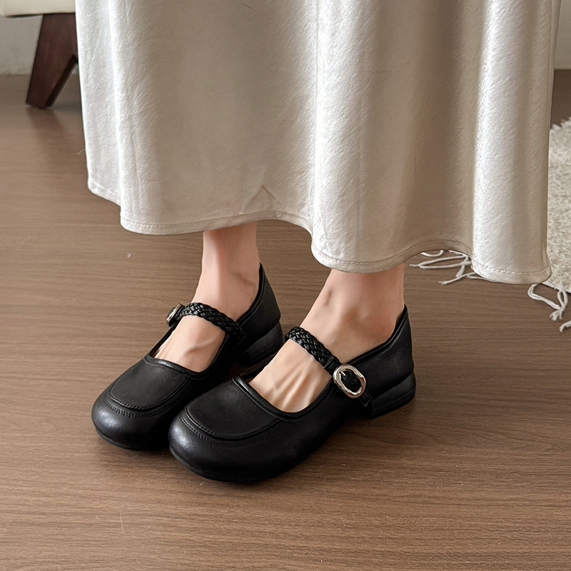 Braided Strap Mary Jane Flats, picture 3 of 4