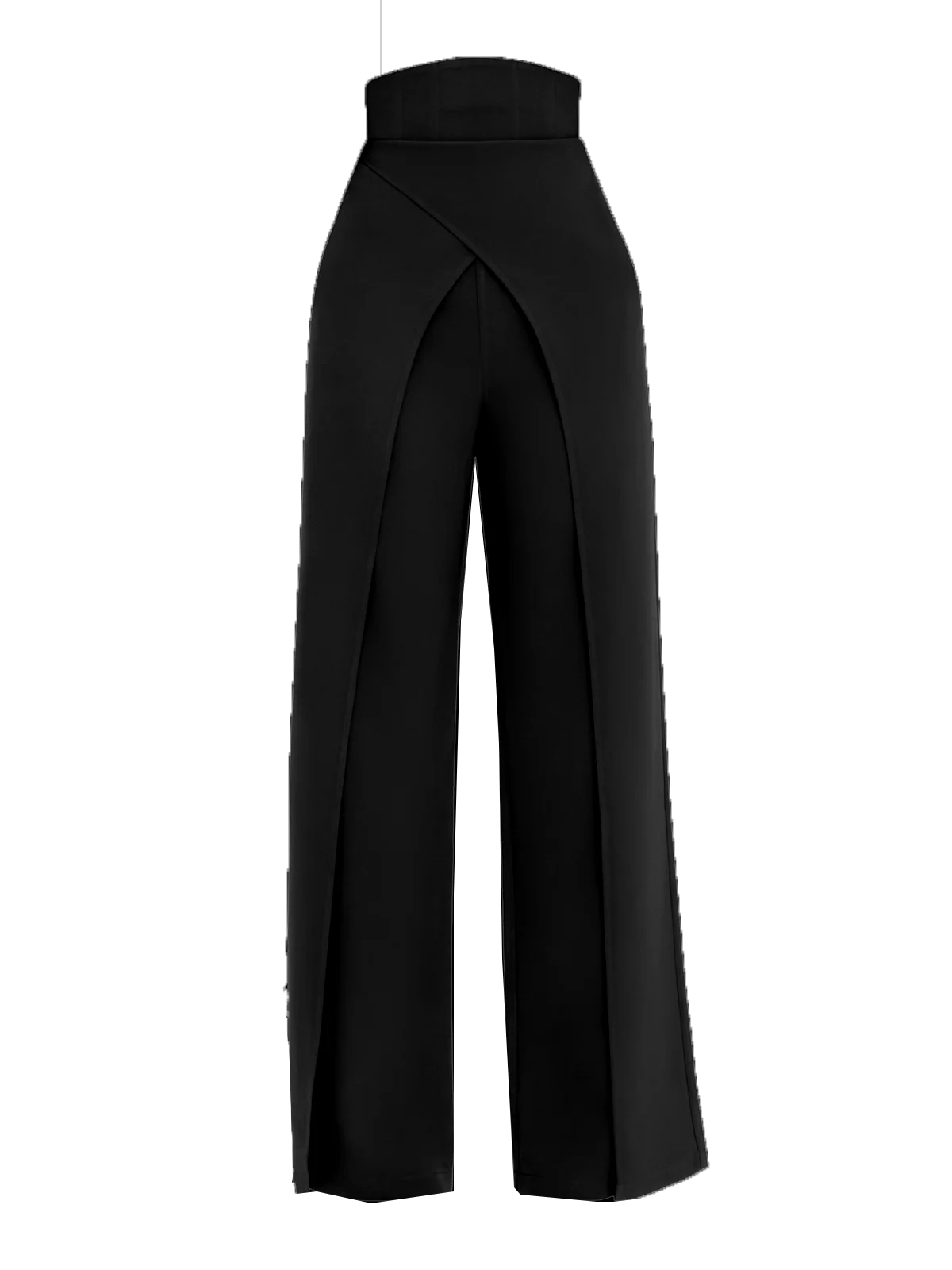 Elegant High-waisted Wide-leg Pants