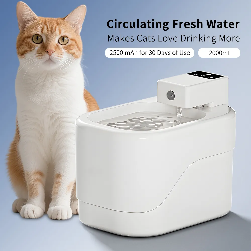 Intelligent Sensor Pet Drinking Fountain 2000ML Large