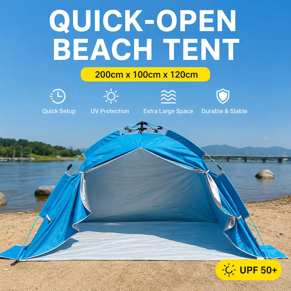 Beach Sun Shelter Tents, Outdoor Tents For Fishing, Camping And Travelling, Portable Fishing Tents, Camping Tents