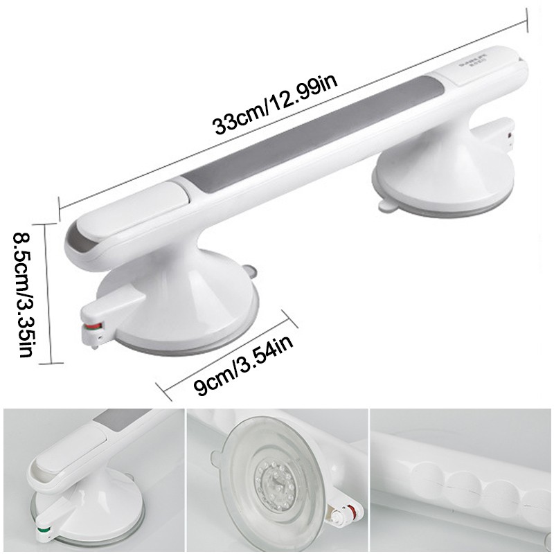 Suction Grab Rail Bar Safe Handle Handrail Disability Bath Shower Safety Support — image 3