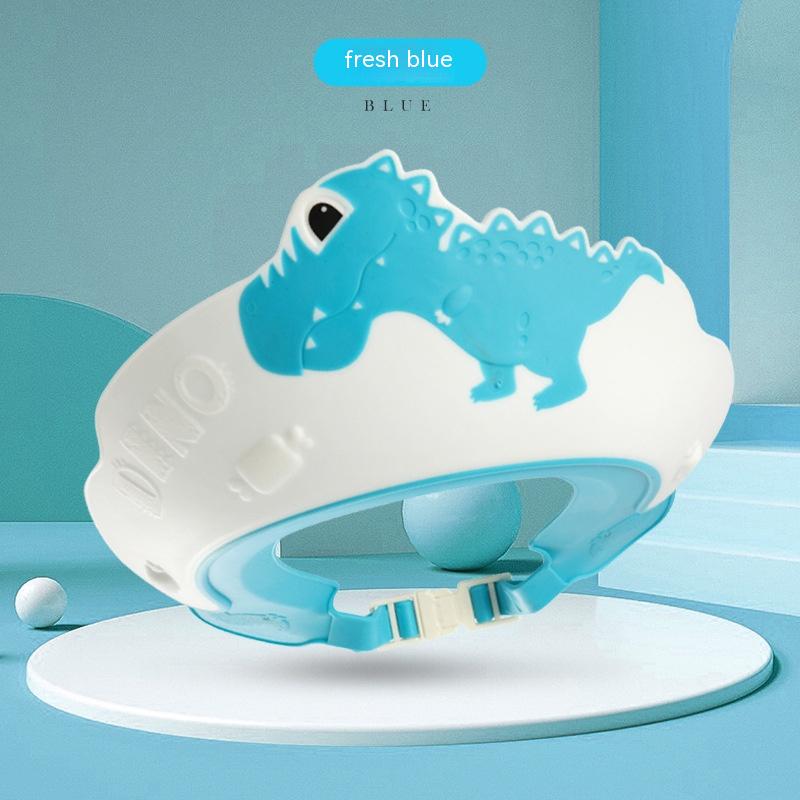 Dinosaur Shower Cap Blue