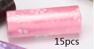 Pet Supplies Dog Cleaning Waste Garbage Bags Printed Footprints 15 PcsRoll Pet Garbage Bags Pink - Shop at LoveMi